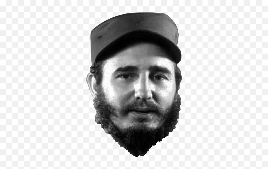 Fidel Castro Face Transparent Png Emoji,Fidel Castro Emoticon