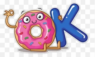 Donut And Coffee Sticker Für Whatsapp - Girly Emoji,Emoticon Huevos Groseria