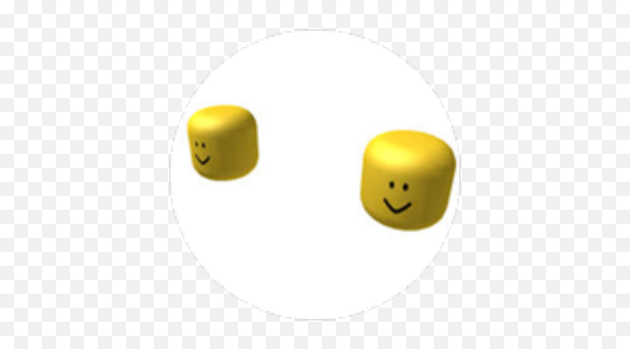 Double Mini Oof Heads - Roblox Happy Emoji,Tater Tot Emoticon
