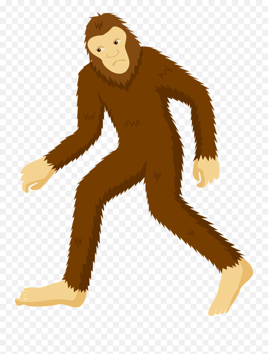 Bigfoot Clipart - Old World Monkeys Emoji,Bigtoot Emoticon