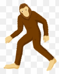 Bigfoot Clipart - Old World Monkeys Emoji,Bigtoot Emoticon