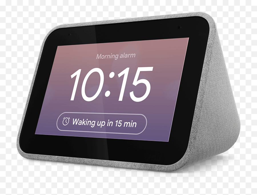 Lenovo Smart Clock With The Google Assistant Lenovo Australia - Lenovo Clock Emoji,Emotion 'alarm Clock' Communication