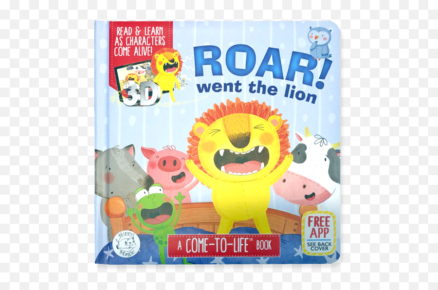 Went The Lion - Roar Went The Lion Augmented Reality Emoji,Roar Like A Lion Emotions Book