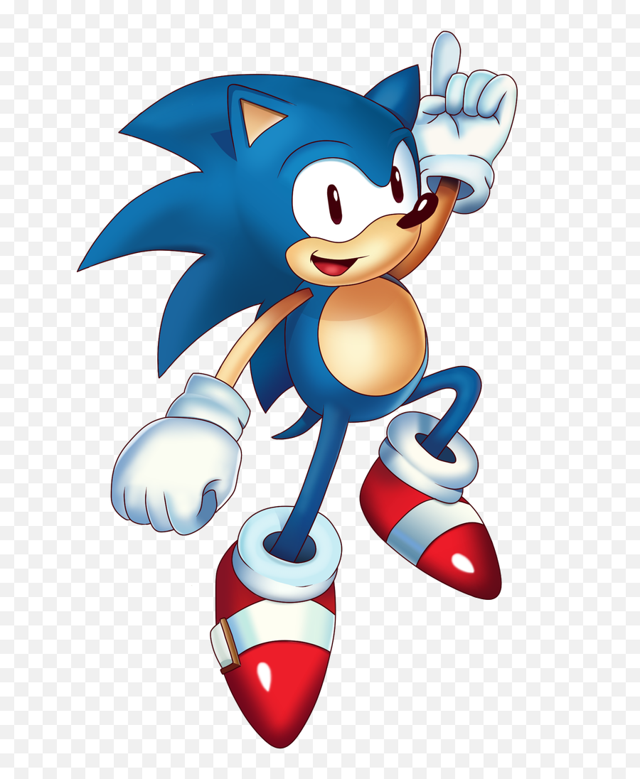 Are Classic Sonic And Modern Sonic Two - Classic Sonic Modern Sonic Emoji,Sonic Cant Lose Or Show Emotion