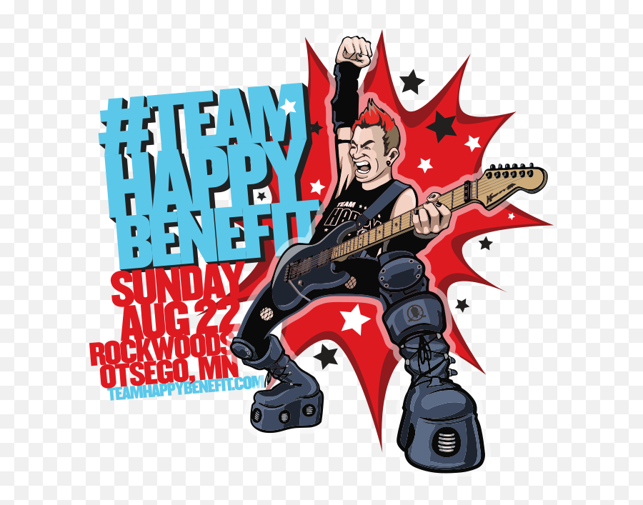 Event To Benefit Hairballu0027s Stunt Guitarist Elk River Star - Language Emoji,Guitar Emoticons