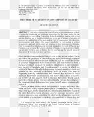 Of Narrative In Contemporary Culture - Document Emoji,Theory Of Constructured Emotions