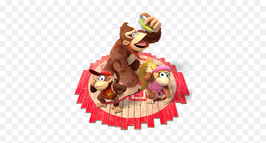 Press The Buttons Dixie Kong Returns For Donkey Kong - Donkey Kong Country Tropical Freeze Kongs Emoji,Satoru Iwata Salute Emoticon