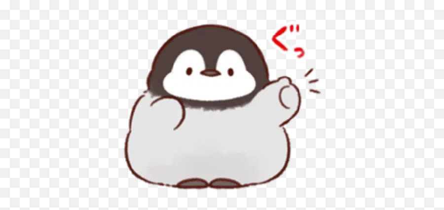 Soft And Cute Penguin 01 Whatsapp Stickers - Stickers Cloud Cute Penguin Whatsapp Sticker Emoji,Penguins Cute Emoji