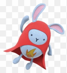 Bing Bunny Character Hoppity Flying Transparent Png - Stickpng Hoppity Bing Png Emoji,Bunny Holding Cake Emoticon