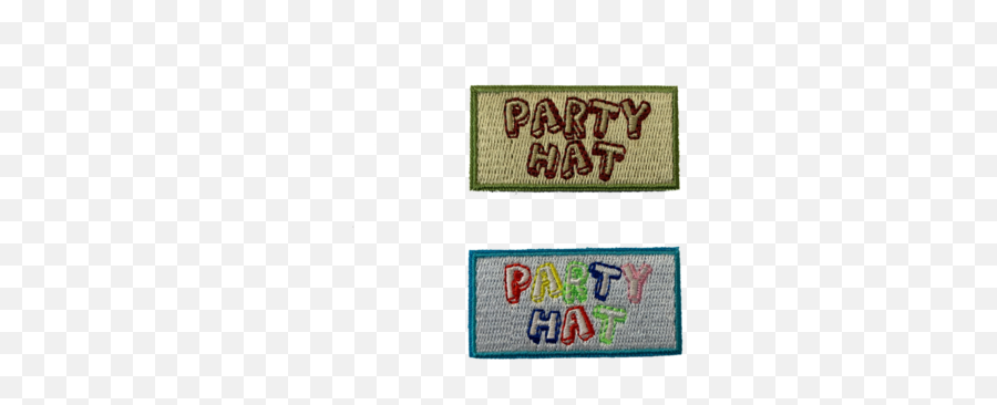 Party Hat 1x2 Morale Patch - Door Mat Emoji,Partyhat Emoji