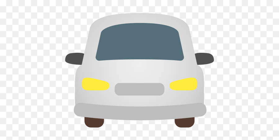 Oncoming Automobile Emoji - Automotive Decal,Car Man Ticket Emoji