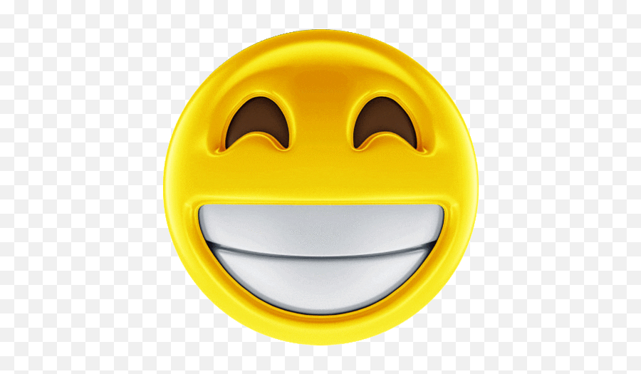 Emoji Smile Sticker By Olmarportugal - Funny Gif,Emojis With Mouth Open Wide And Background