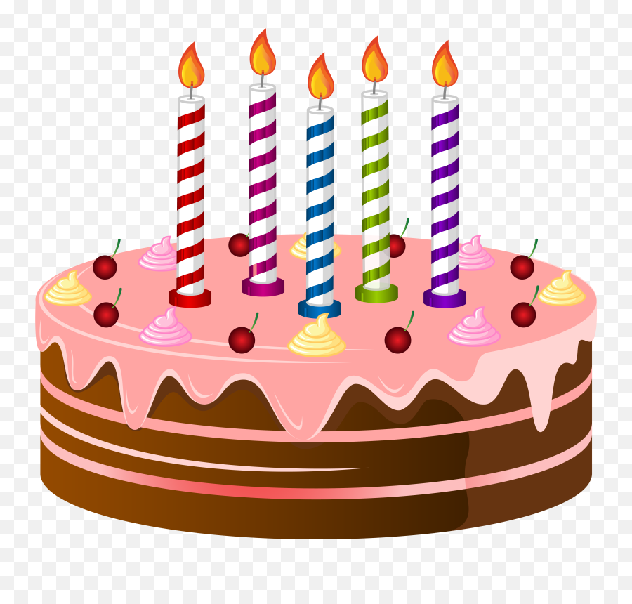 Emoji Clipart Birthday Cake Emoji - Transparent Background Birthday Cake Clipart,Emoji Cakes