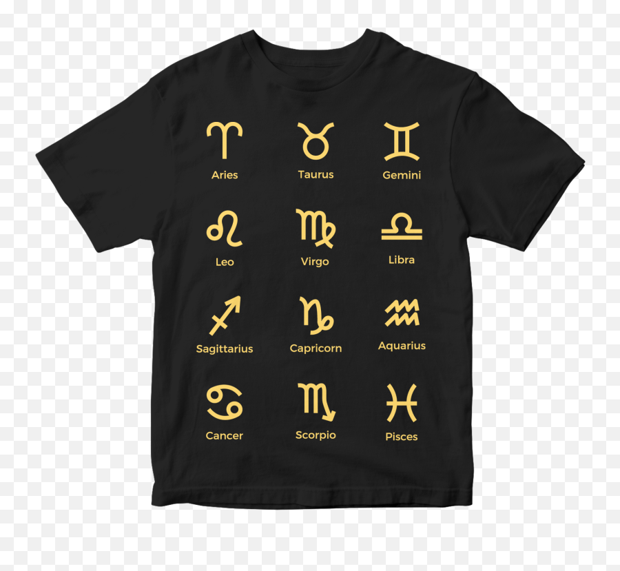 22 Editable Zodiac Signs T - Shirt Designs Bundle Emoji,Aquarius And Libra Emojis