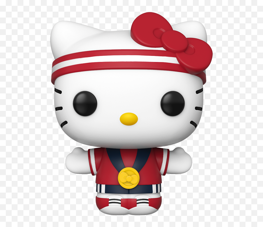 Funko Pop Sanrio Hello Kitty Sports - Gold Medal Hello Kitty Emoji,Spongebob Faces All Emotions