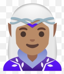 U200d Elf With Medium Skin Tone Emoji,Emoji Family Skin Tone
