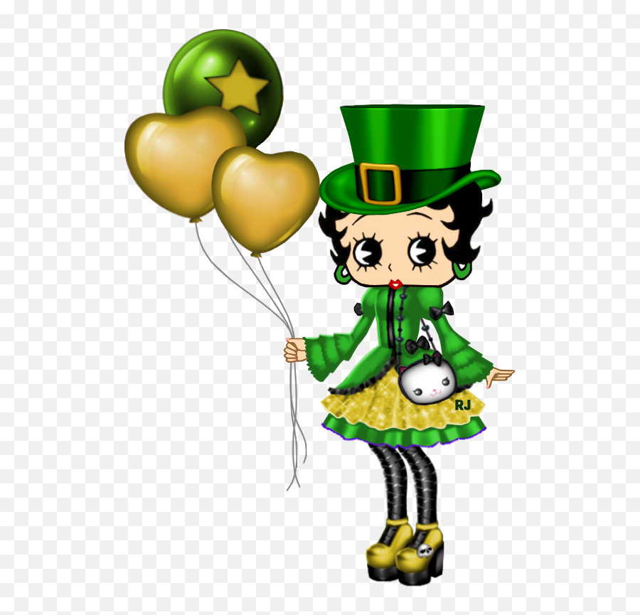 Happy St Patricks Day Betty Boop Pictures Betty Boop - Leprechaun Emoji,Emotion Chart Meme