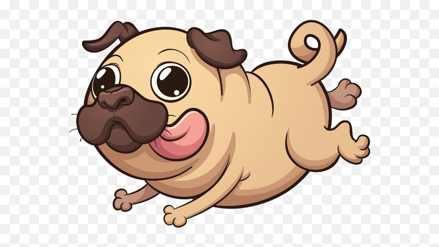 Puglife - Pug Emoji U0026 Stickers By Salaheddine Lahrar Pug Cartoon,Dog Emoji Png