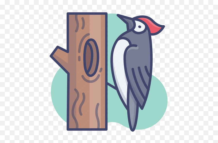 Animal Bird Pecker Woodpecker Icon - Download On Iconfinder Crow Family Emoji,Woodpecker Emoji