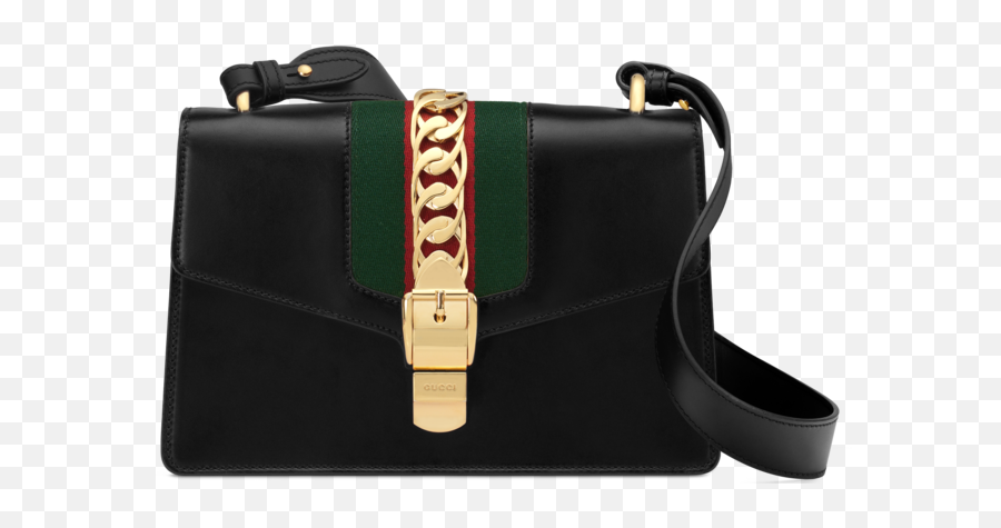 Shop The Sylvie Small Shoulder Bag In Red Leather At Gucci - Gucci Sylvie Small Black Emoji,Justice Emoji Purse