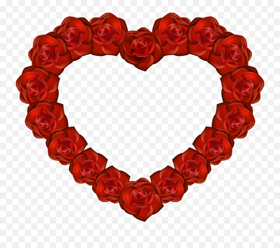Hearts Rose Frame Broken Heart Sticker By Mrmwsk - Rose Heart Shape Png Emoji,Heart Eye Emoji Wallpaper