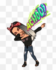 Report Abuse - Bitmoji Dab Clipart Full Size Clipart Transparent Bitmoji Dab Emoji,Snapchat Unicorn Emoji