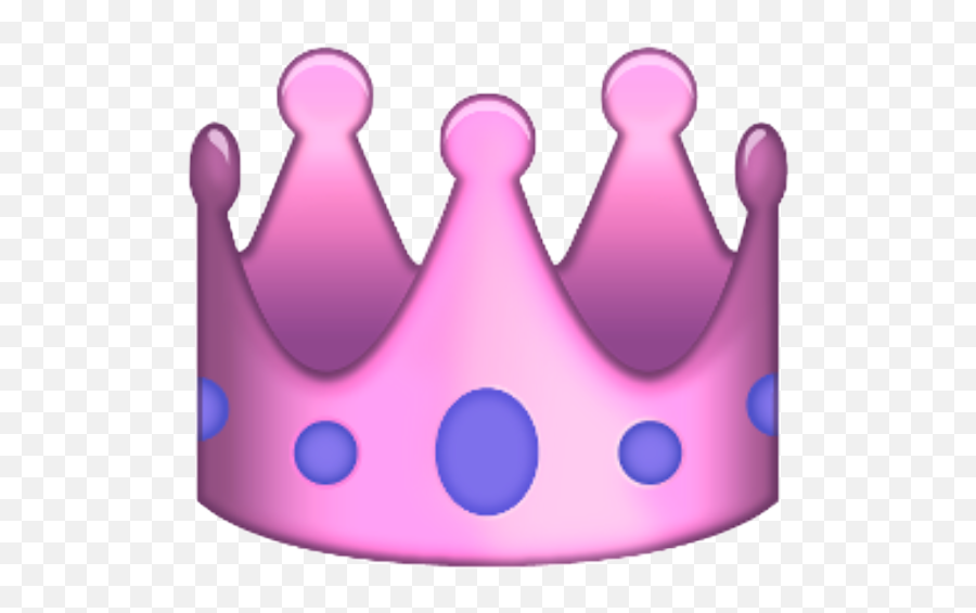 Transparent Background Iphone Emoji Png - Pink Crown Emoji Transparent,Crown Emoji