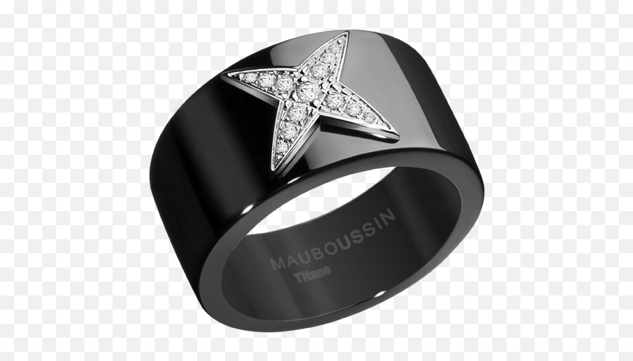 Star Divine Ring - Bague Titane Femme Mauboussin Emoji,Emotion Divine De Mauboussin