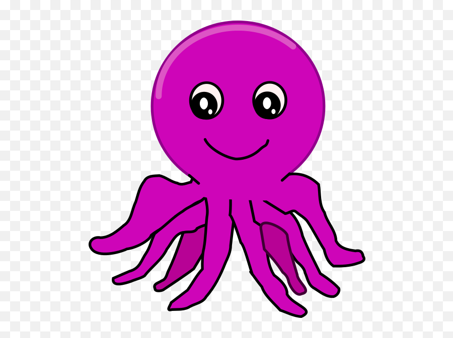 Page 4 For Clipart Octopus - Cartoon A Purple Octopus Emoji,Purple Octopus Emoji