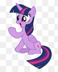 Excited Clipart Remark Excited Remark - Twilight Sparkle Sitting Down Emoji,Mlp Excited Emoticon