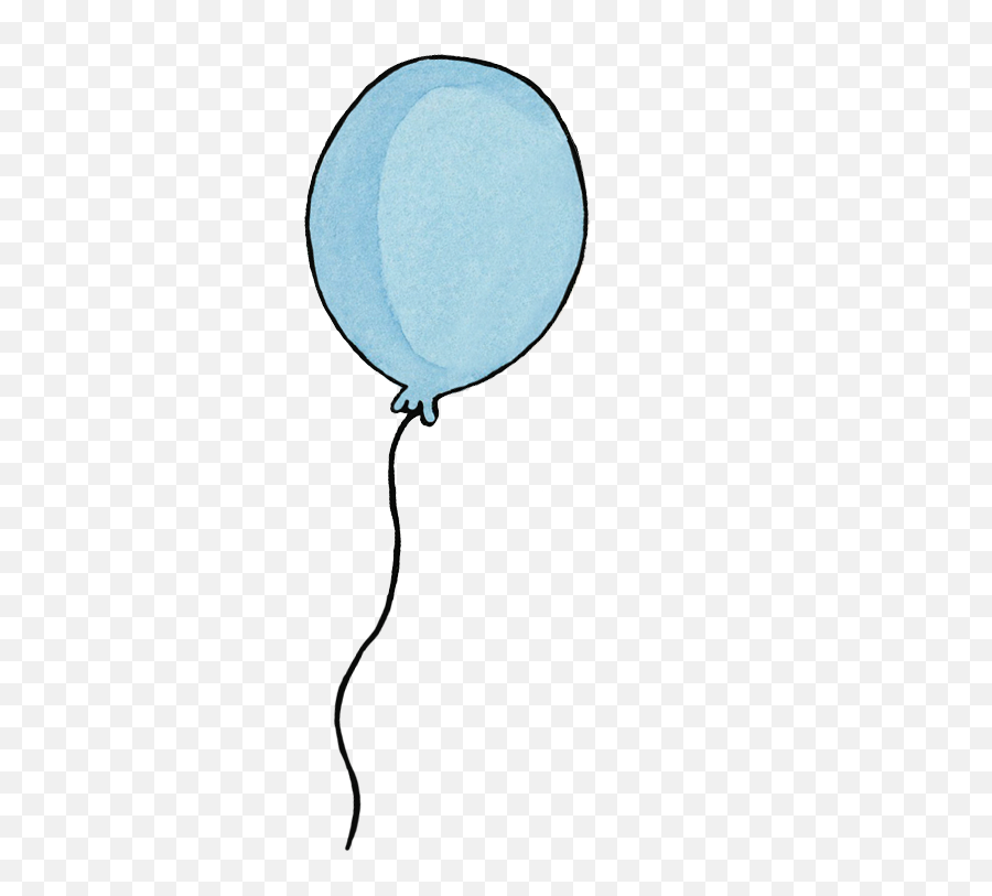 Download Blue Ballon - Blue Balloon Png Png Image With No Cartoon Blue Balloon Png Emoji,Ballon Emoji