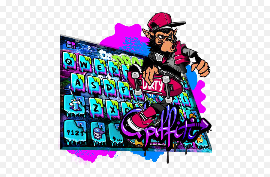 Skate Graffiti Keyboard Theme Apk Download - Free App For Skate Graffiti Emoji,Hockey Emoji Android