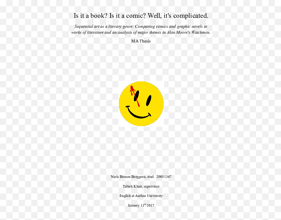 Is It A Book Is It A Comic Well - Watchmen Emoji,Obvious Emotions In Comics