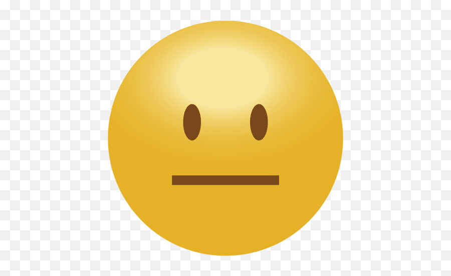 Emoji Emoticon Straight Face - Emoticon Flat Png,Facebook Halloween Emoticons Change