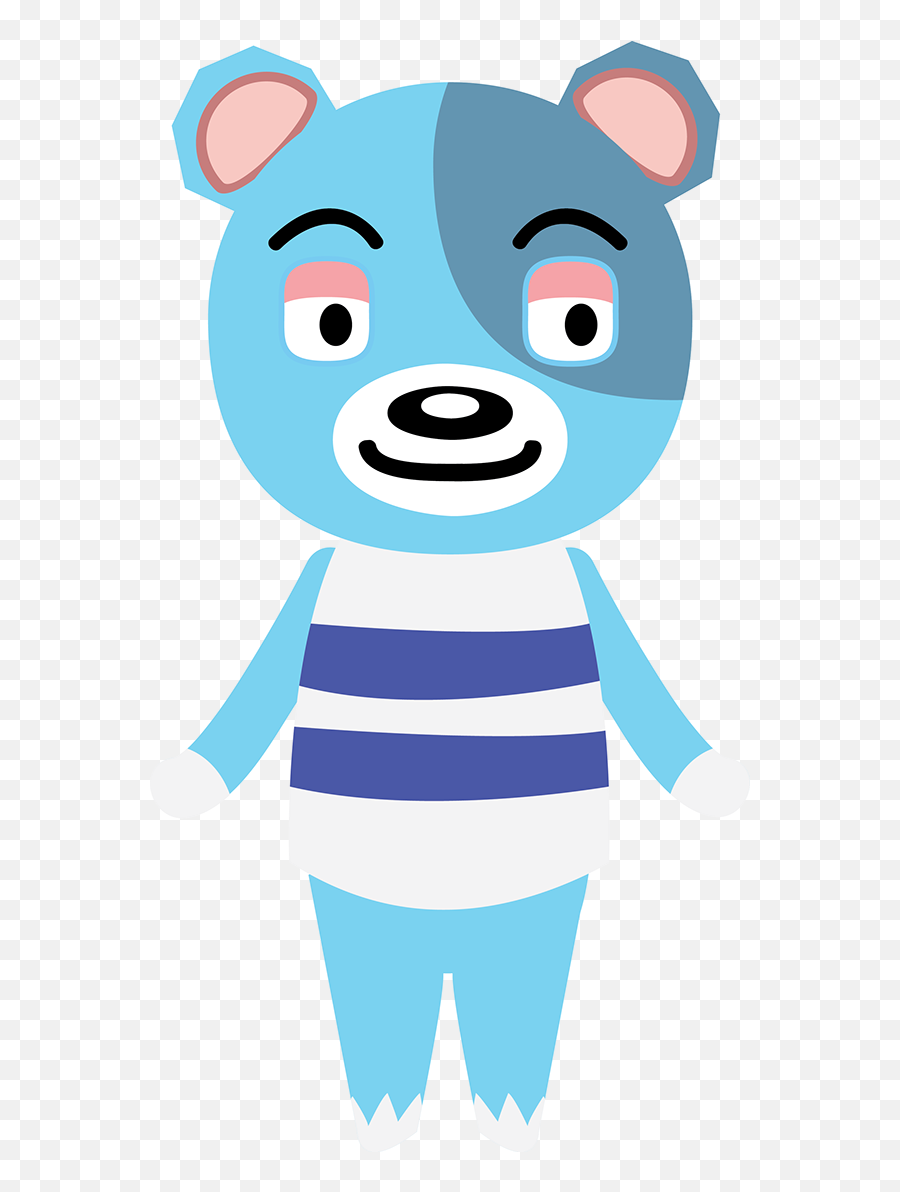 Animal Crossing - Oso Azul Animal Crossing Emoji,Animal Crossing Kid Face Emoticon