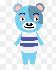 Animal Crossing - Oso Azul Animal Crossing Emoji,Animal Crossing Kid Face Emoticon