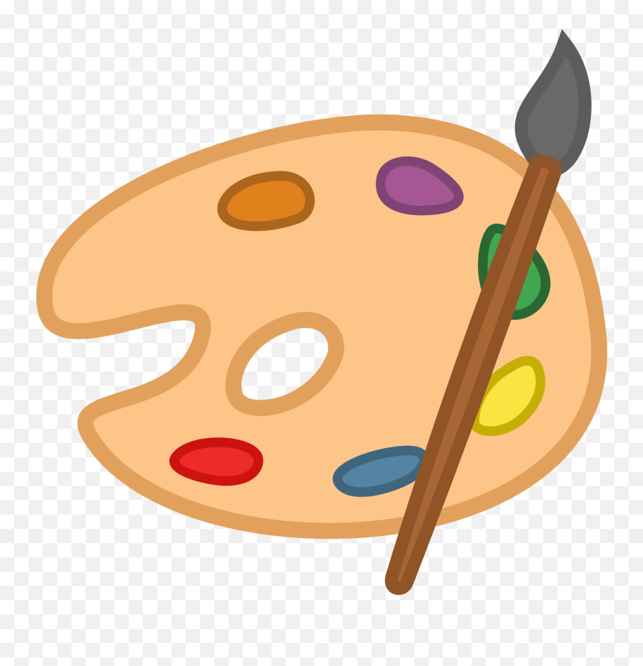 Images For Art Palette Clip Art - Paint Palette Clipart Emoji,Art Palette Emoji
