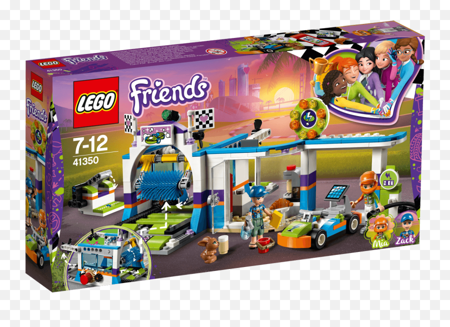 Spinning Brushes Car Wash 41350 - Lego Friends Sets Lego Lego 41350 Emoji,Toy Car Emojis