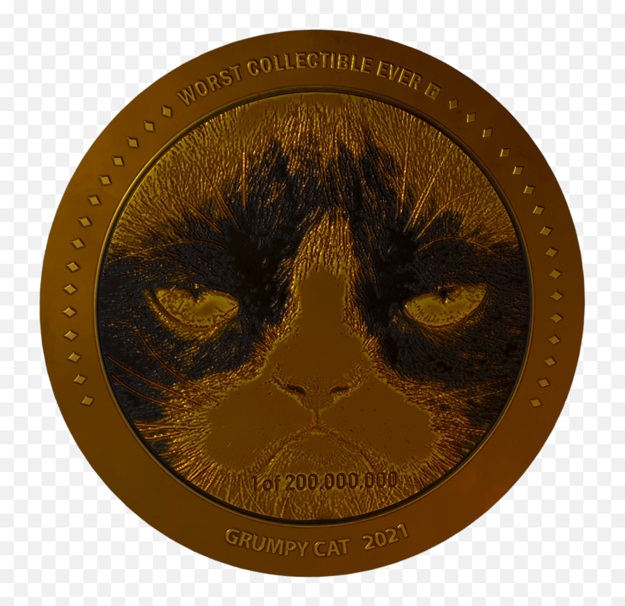 Buy Grumpycat Coin - Lion Emoji,Grumpy Cat Emotion Poster