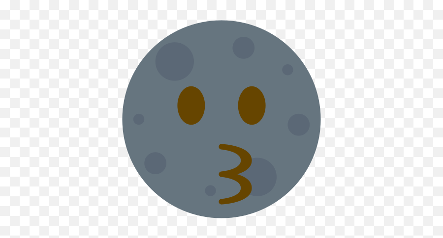 Emoji Remix On Twitter Kissing New Moon With - Dot,Moon Face Emoji