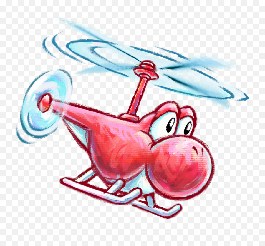 Helicopter Yoshi - Super Mario Wiki The Mario Encyclopedia Island Helicopter Yoshi Emoji,Boy Doing The Helicopter Emoticon