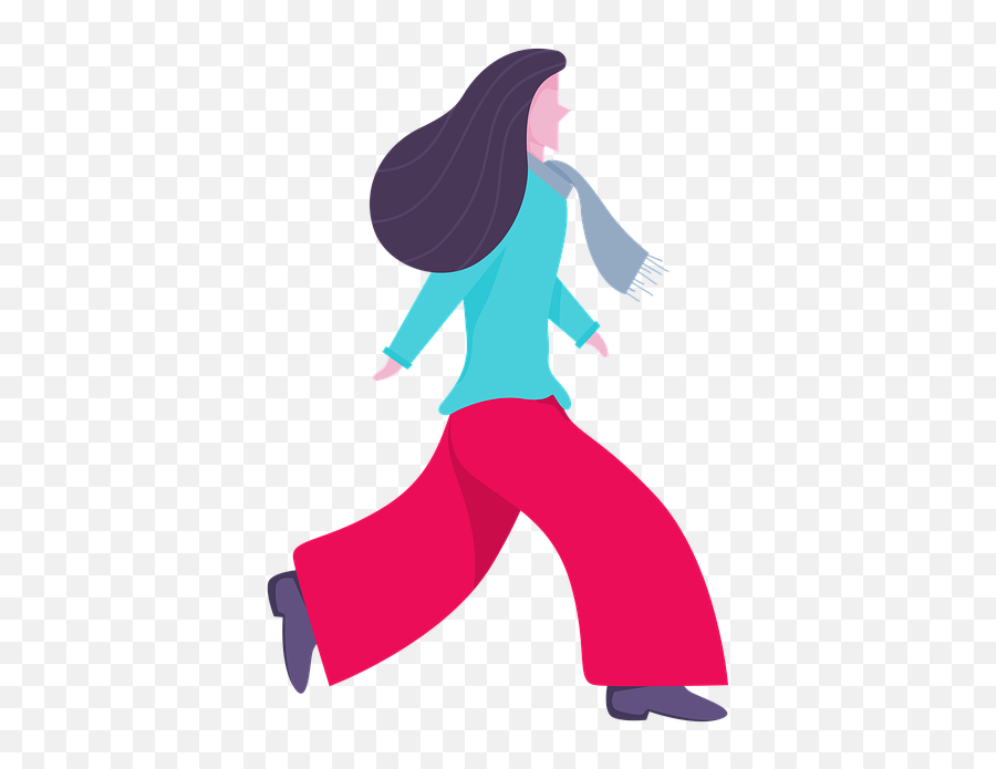 Woman Walking Character - For Women Emoji,Runner Woman Emoji