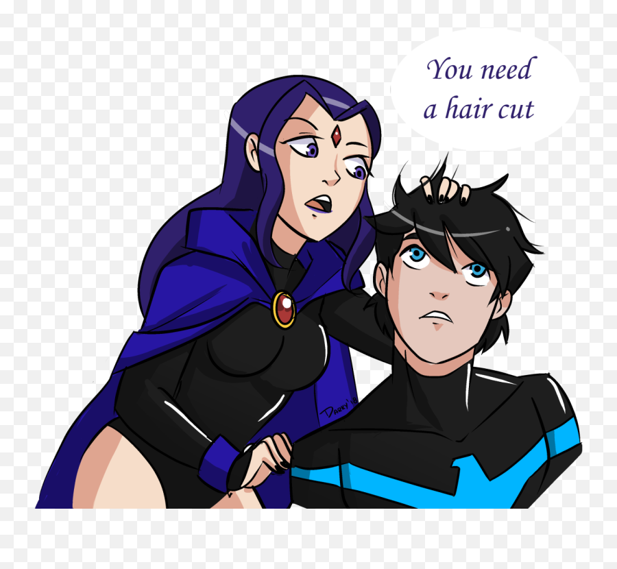 Pin - Young Justice Nightwing And Raven Emoji,Beast Boy Takes Raven's Emotions On Dates Fanfic