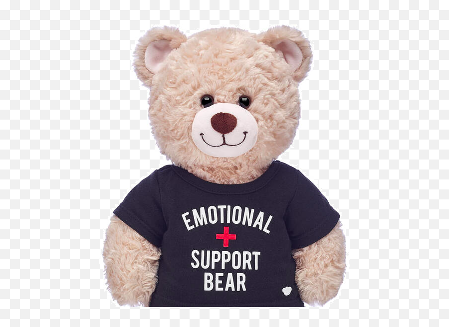 Emotional Support Bear Tee Emoji,Teddy Bear Showing Emotions