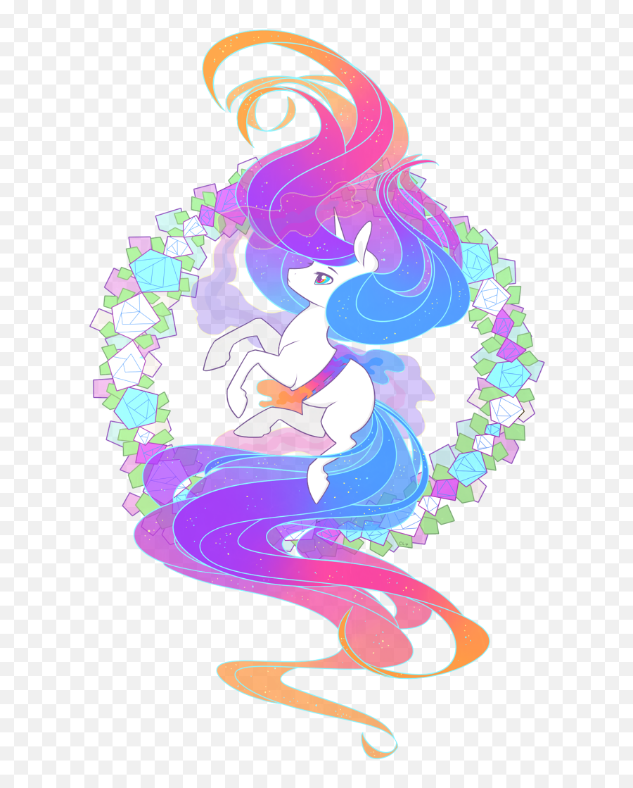 Rainbow Unicorn - Visual Fan Art Mlp Forums Mlp Fan Art Unicorn Emoji,Rainbow Unicorn Emoji