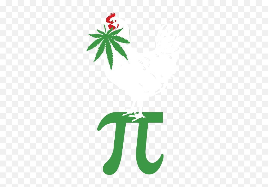 Chicken Pot Pie Marijuana Cannabis Funny Pi Weed 420 Puzzle Emoji,Emoticon Art Weed