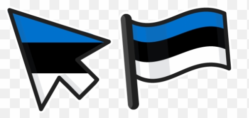 Estonia Flag - Vertical Emoji,Estonia Flag Emoji
