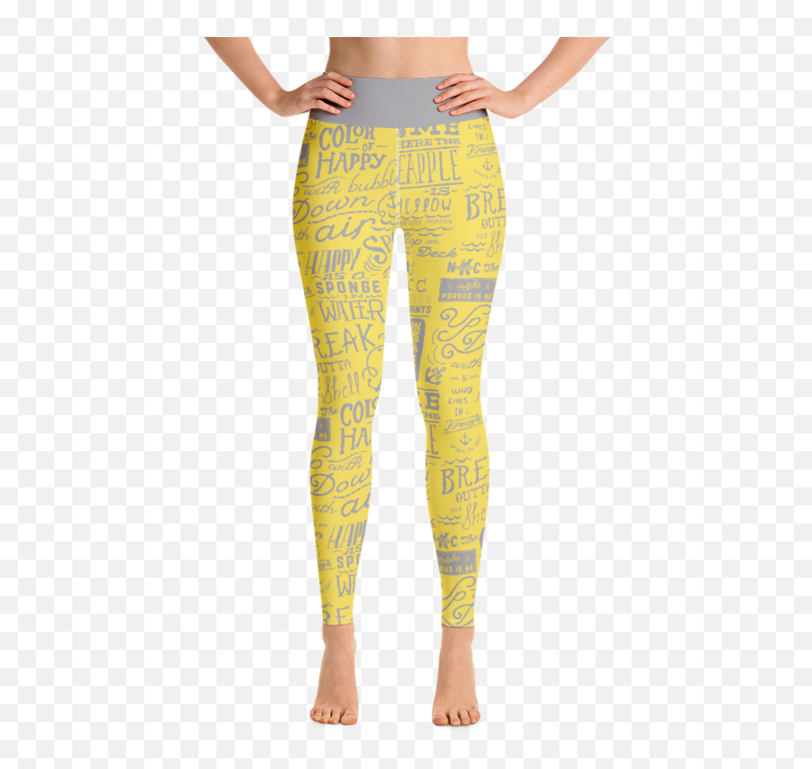 Spongebob Squarepants Nautical Nonsense Womenu0027s All - Over Workout Leggings Emoji,Terez Emoji Backpack