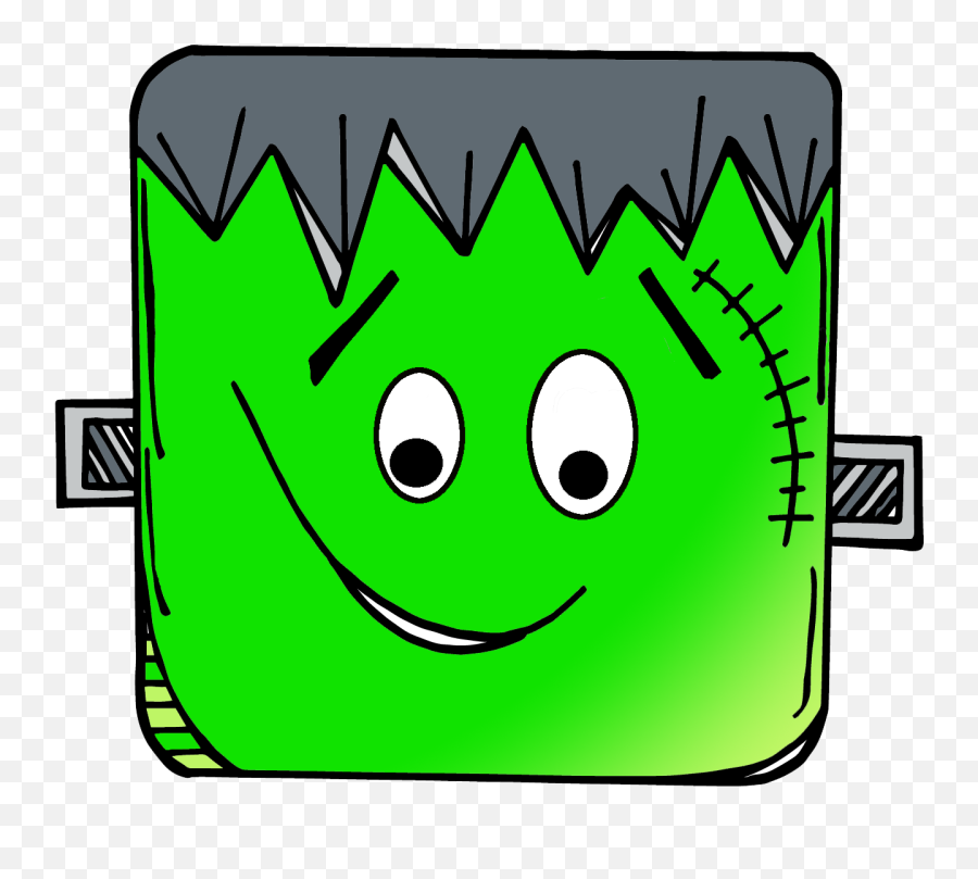 Caritas - Roll A Frankenstein With Template Emoji,Green You Rock Emoticon