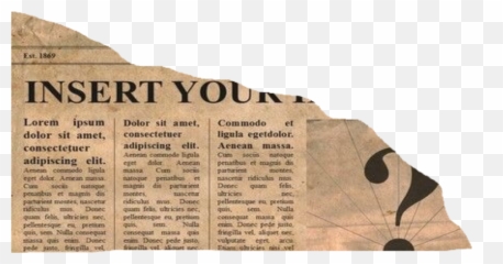 Newspaper Old Sticker - Newspaper Template For Word Emoji,Newspaper Emoji